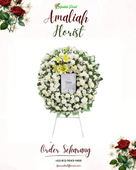 Krans Bunga Duka Surgi Mufti