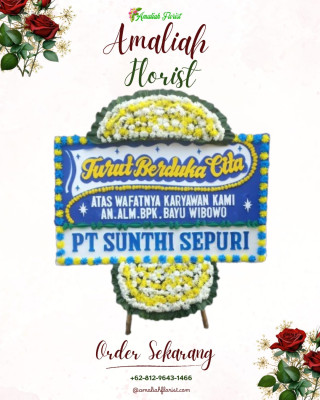 Papan Bunga Duka di Surgi Mufti