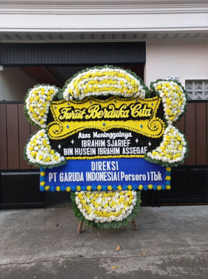 Papan Bunga Duka di Surgi Mufti